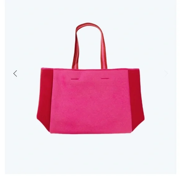 ❤️ NWT NEOPRENE SUMMERSALT BEACH TOTE. PINK AND RED. - Picture 6 of 8